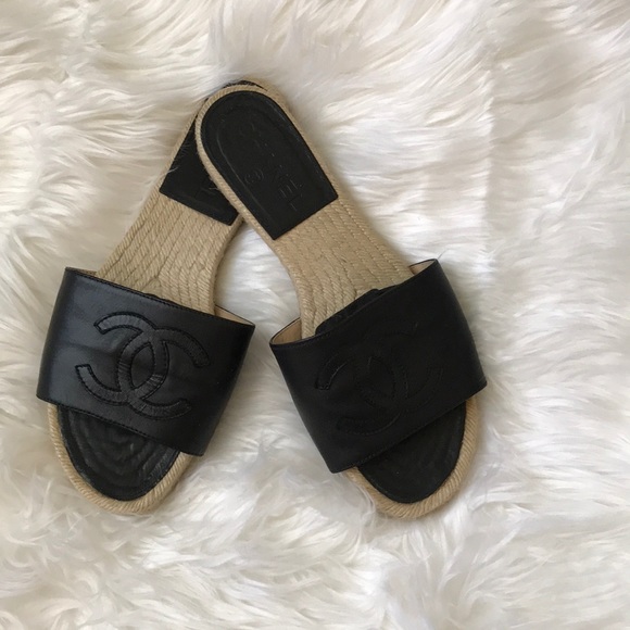 chanel pool slides 2018